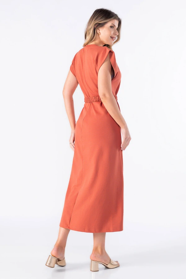 Vestido muscle tee moleton