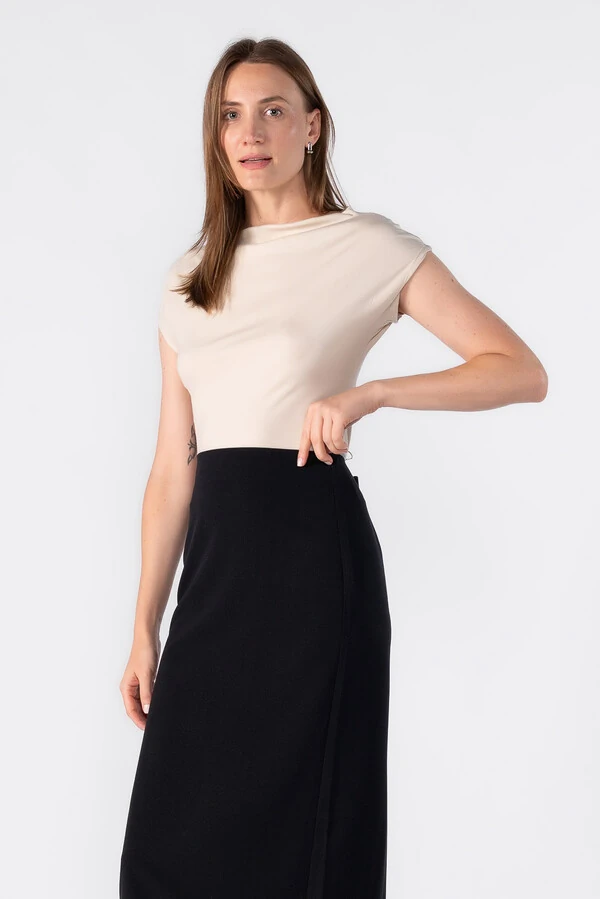 Blusa basica manga morcego