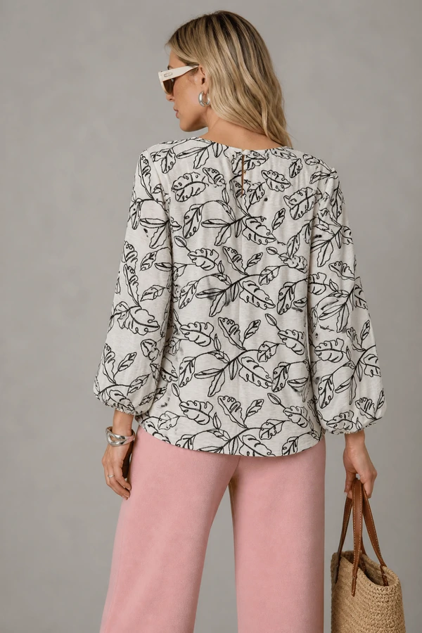 Blusa Bordado Trabalhado