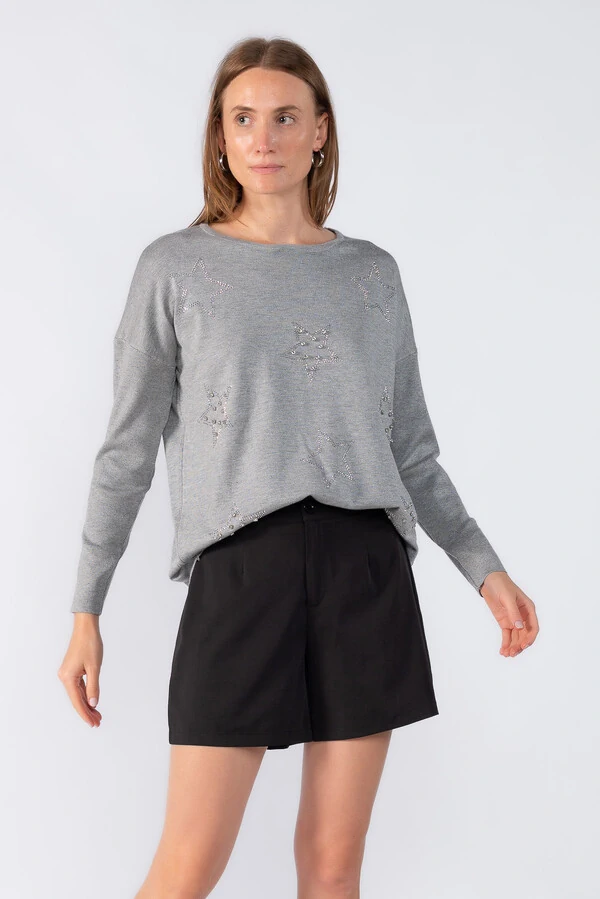 Blusa modal com estrelas