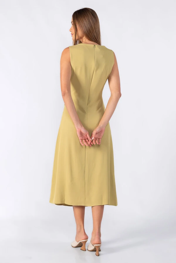 Vestido alfaiataria midi