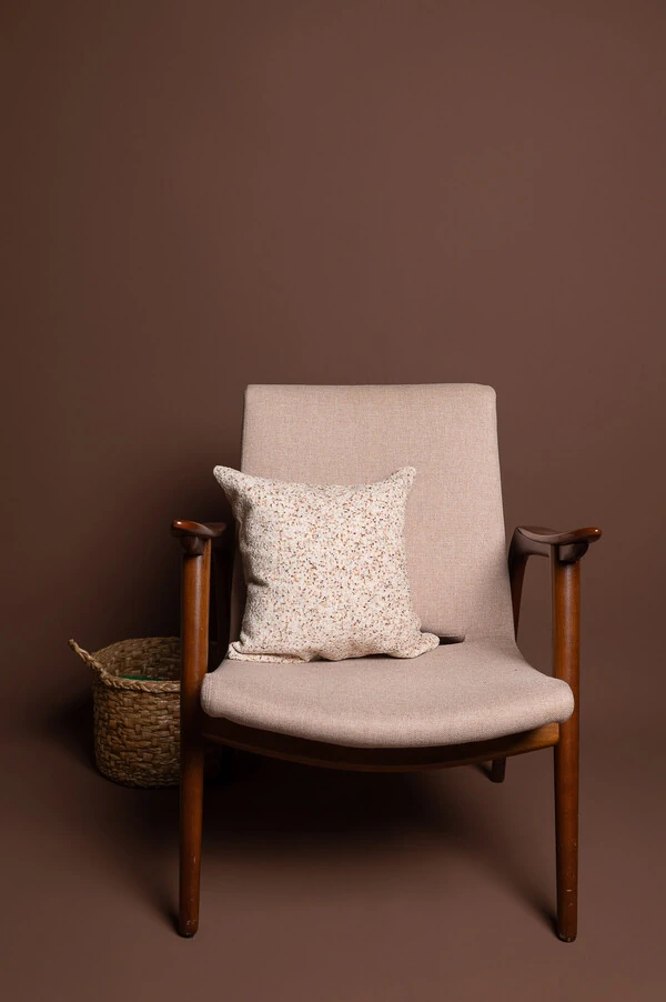 Capa de almofada flocada