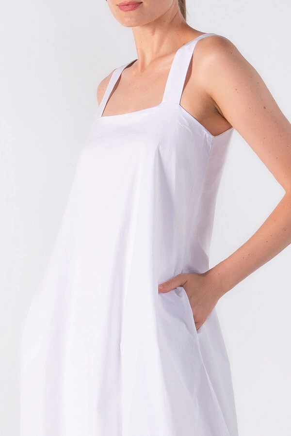 Vestido midi balone