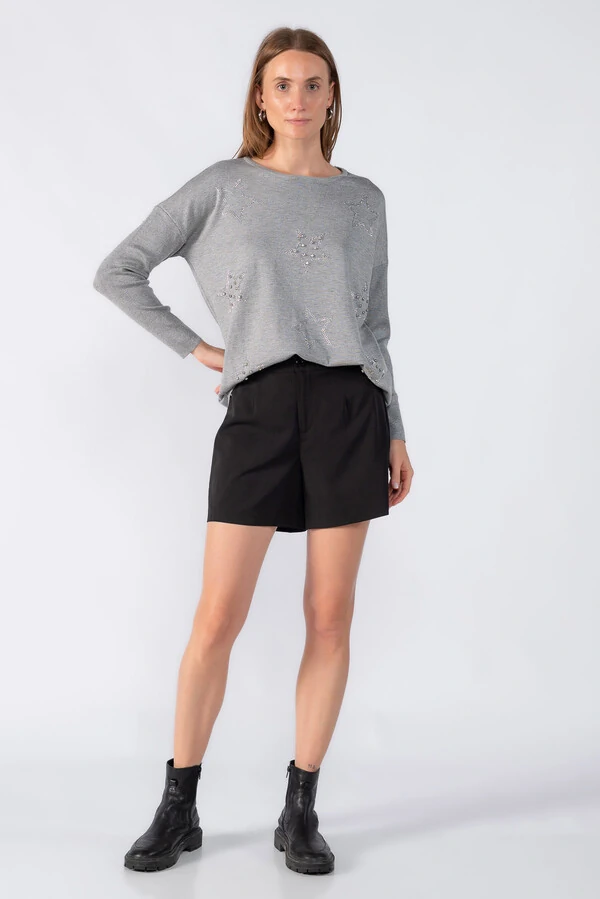 Blusa modal com estrelas