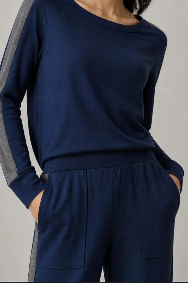 Conjunto calça e blusa em moletinho