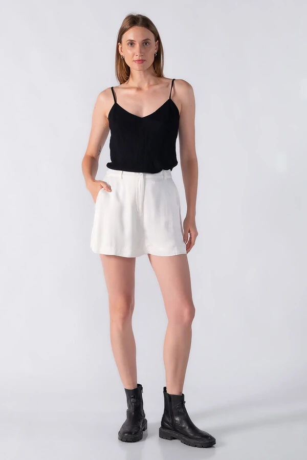 Shorts saia acetinado