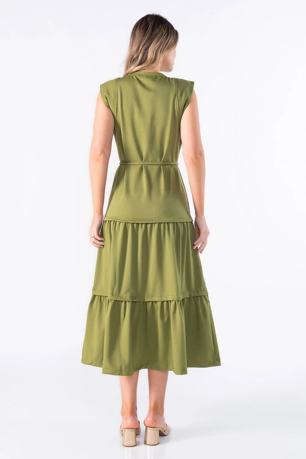 Vestido muscle tee midi
