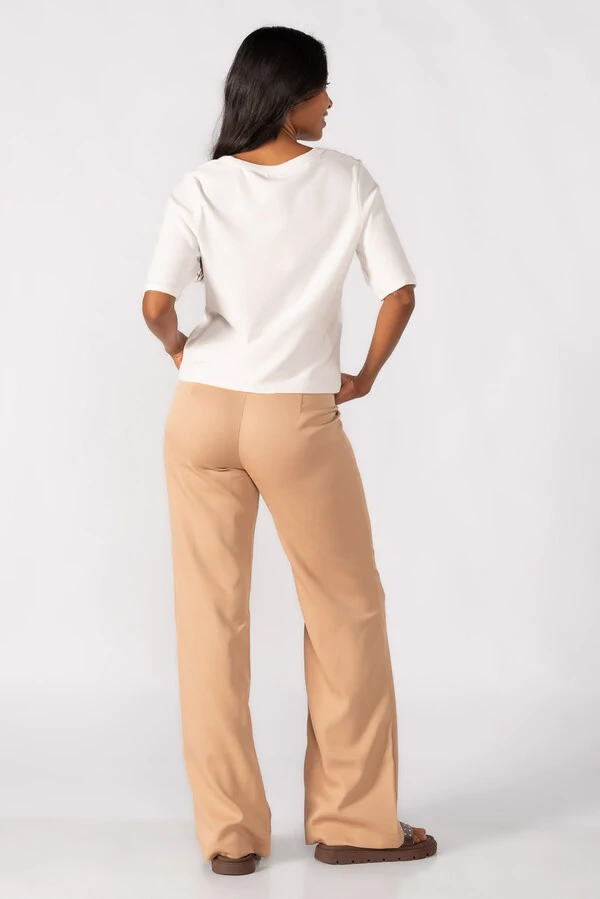 Blusa oversized canelada