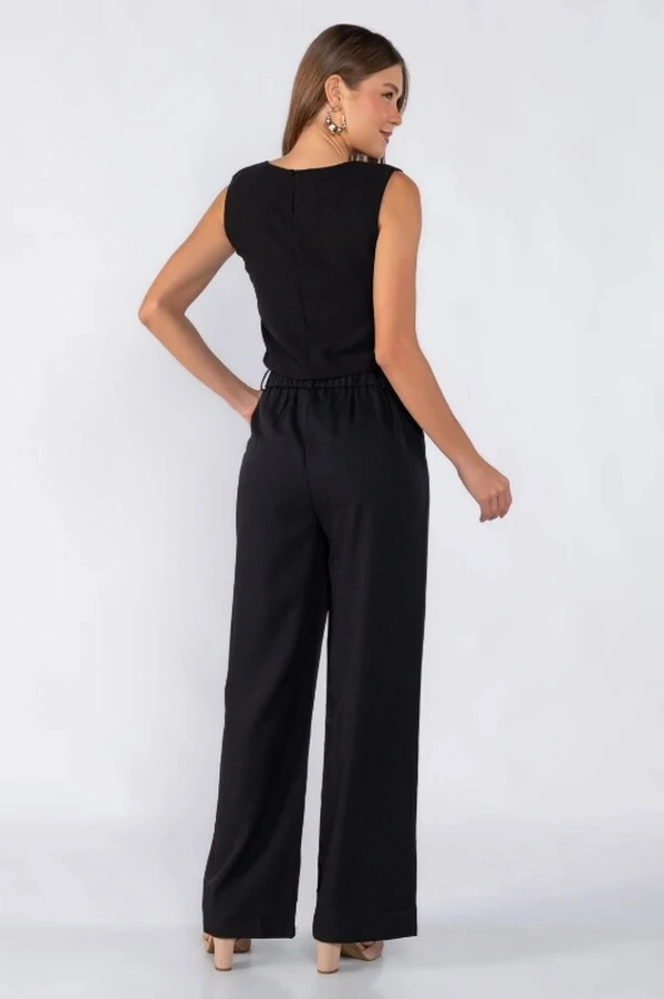 Blusa curta decote V