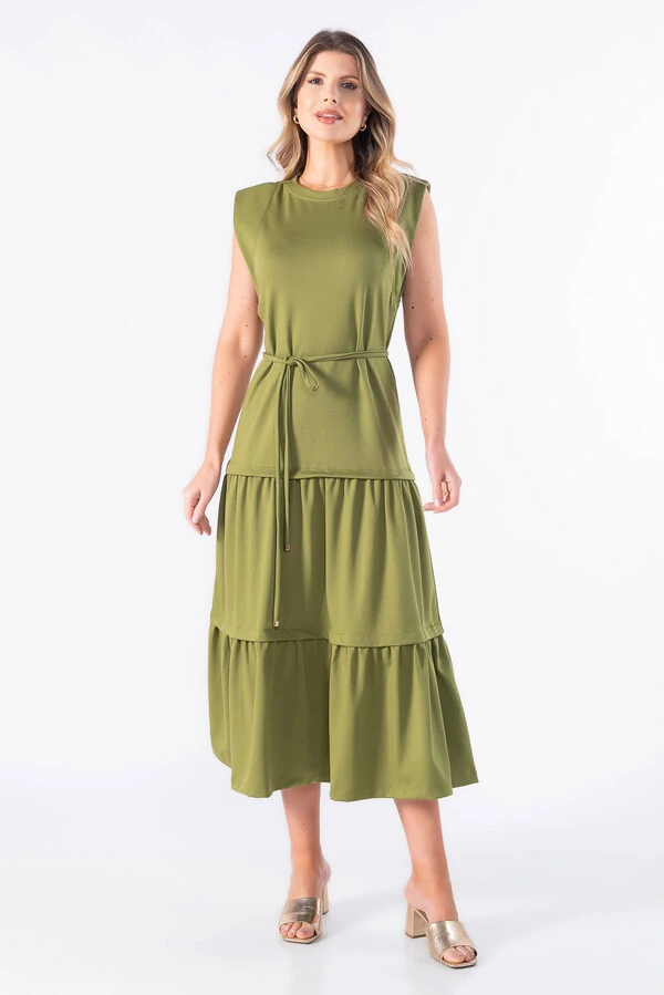 Vestido muscle tee midi