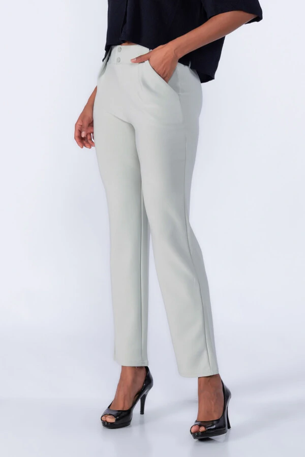 Calça Pregas Cos