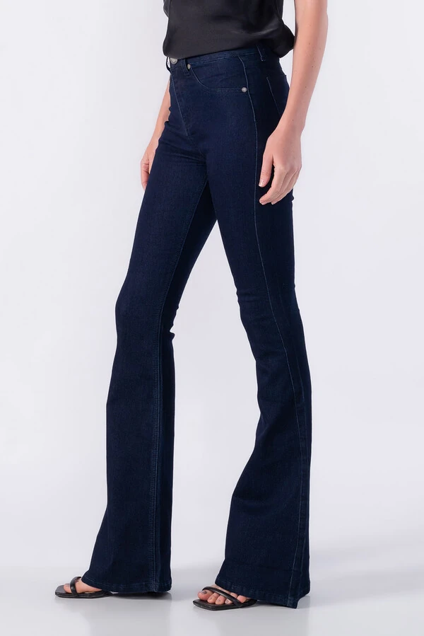 Calca jeans flare