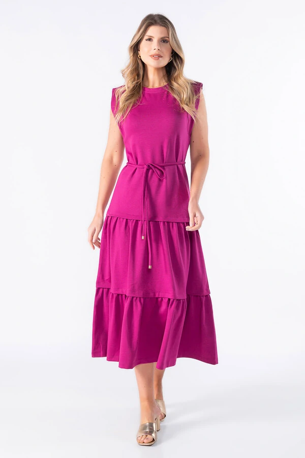Vestido muscle tee midi
