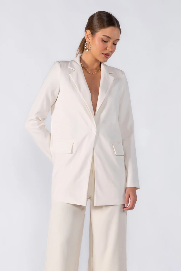 Blazer alfaiataria alongado