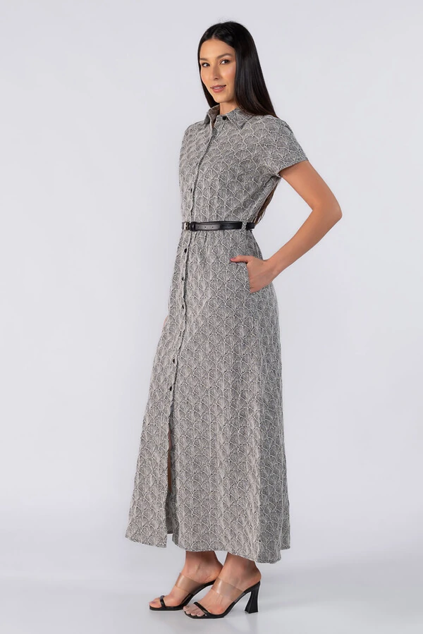 Chemise longo bordado