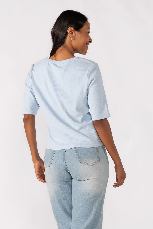 Blusa oversized manga 3/4