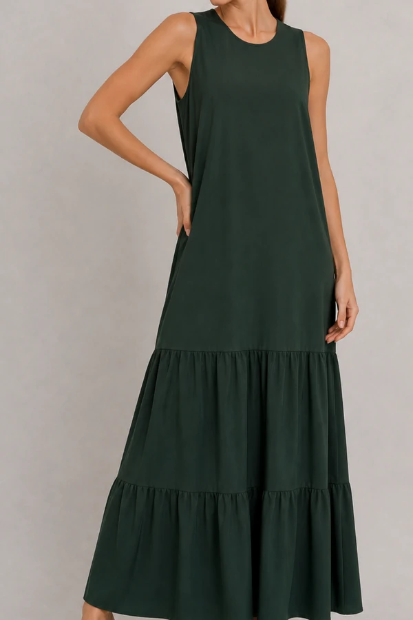 Vestido longo regata