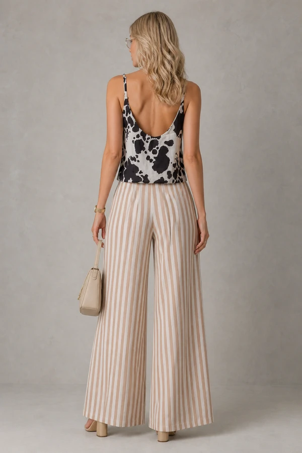 Blusa estampa com babado