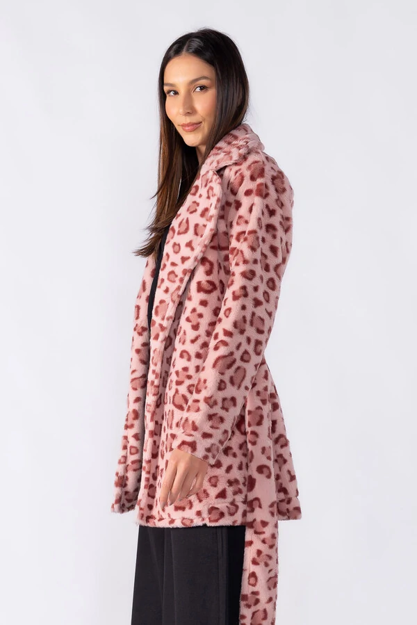 Casaco oncinha com faixa