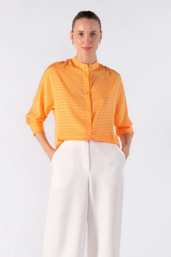 Camisa manga longa vista dupla
