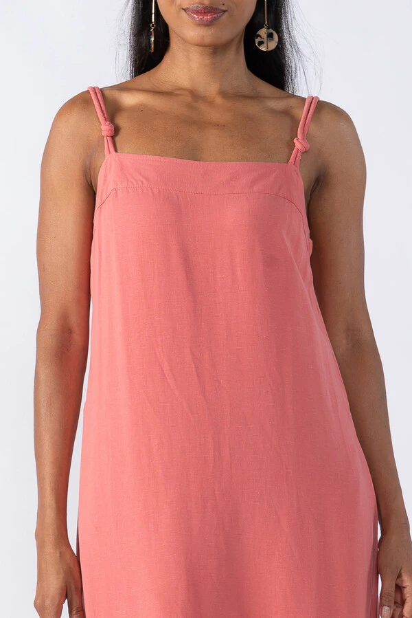 VESTIDO MIDI VISCOSE ALCA COM NO