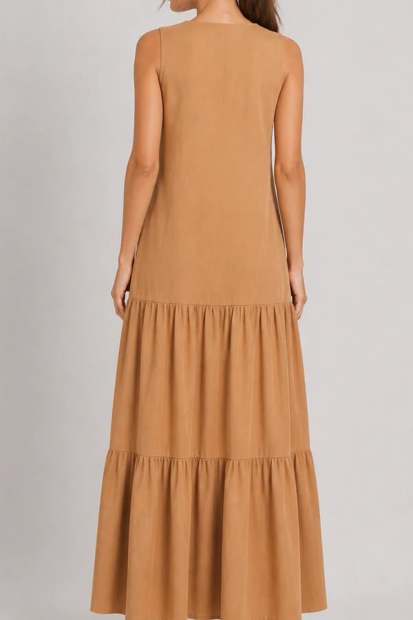 Vestido longo regata