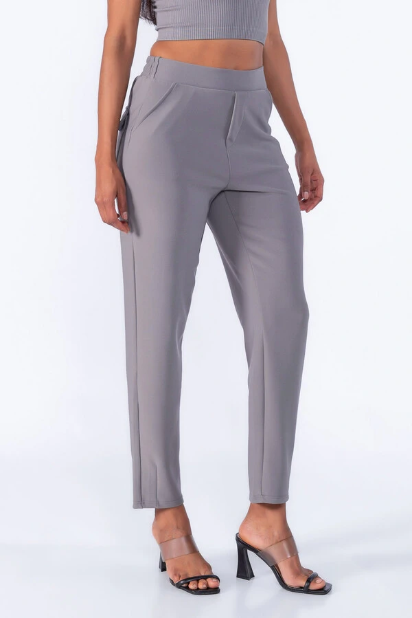 Calça Social Com Bolsos