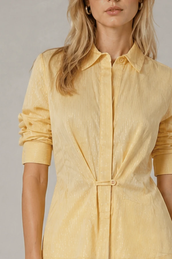 Camisa Lurex com Regulagem