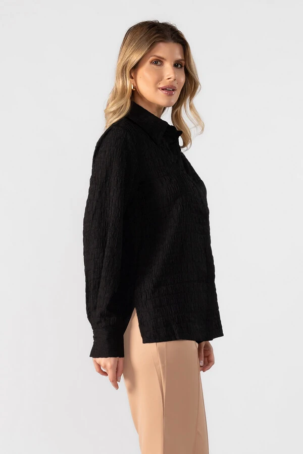 Camisa manga longa com vista dupla