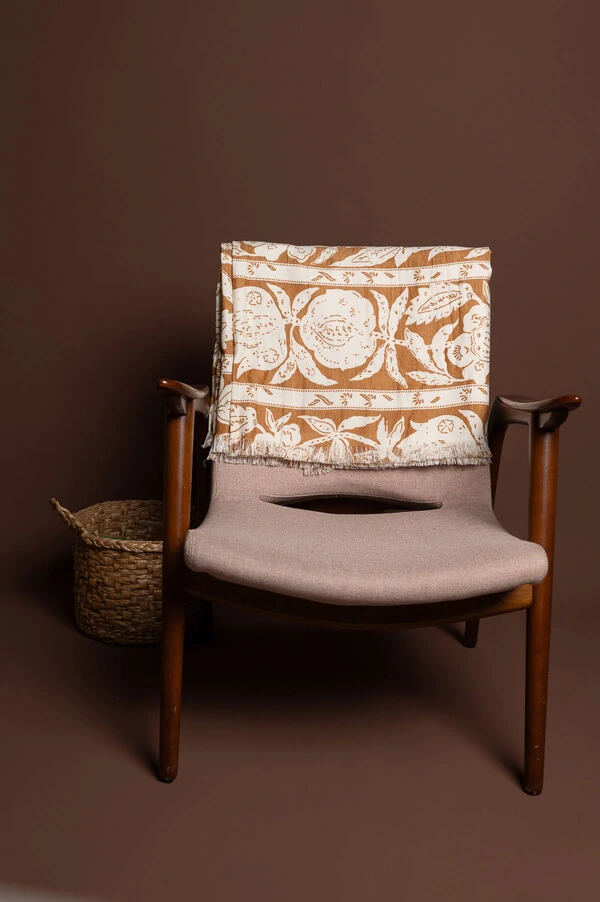 Manta para sofa estampada