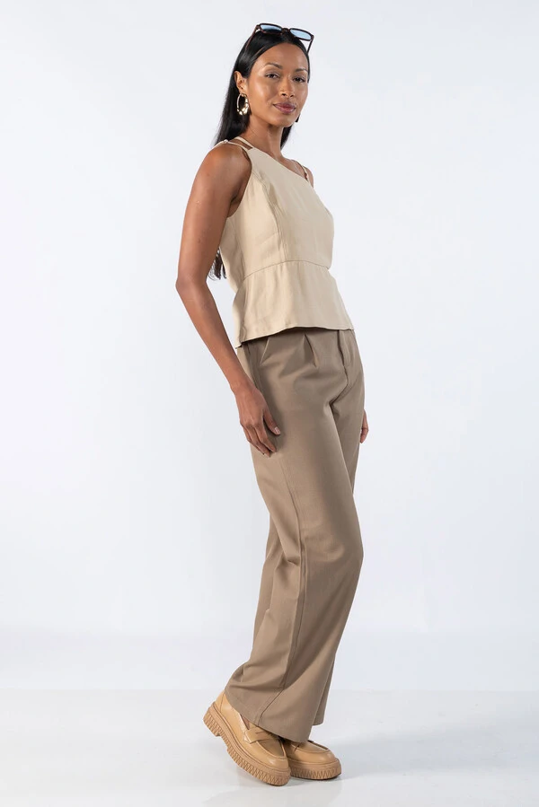 Blusa Alfaiataria Alça Dupla