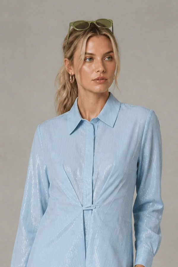 Camisa Lurex com Regulagem