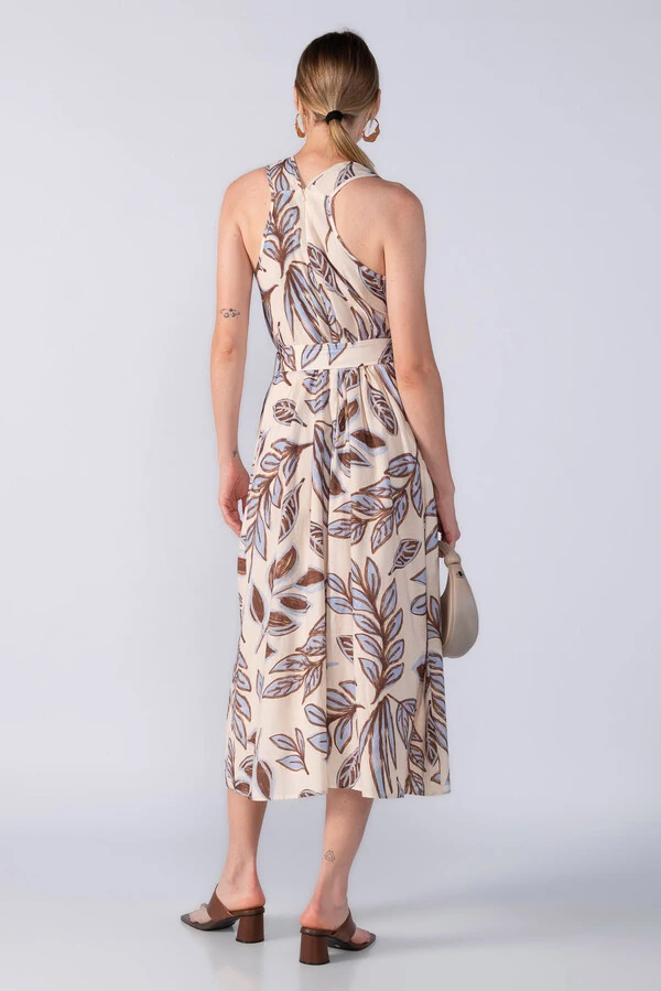 VESTIDO MIDI ESTAMPADO