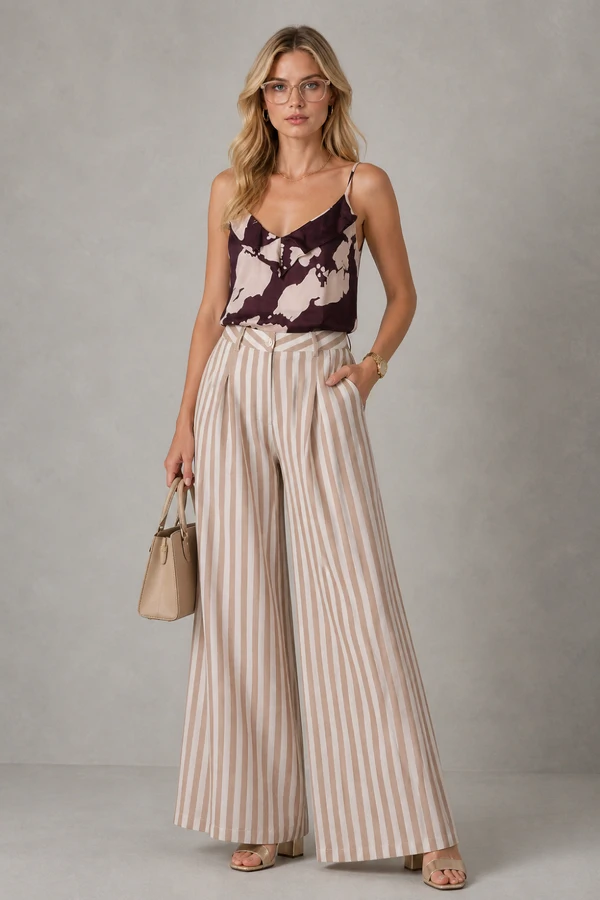 Blusa estampa com babado