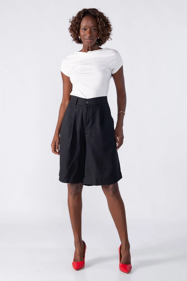 Bermuda de alfaiataria