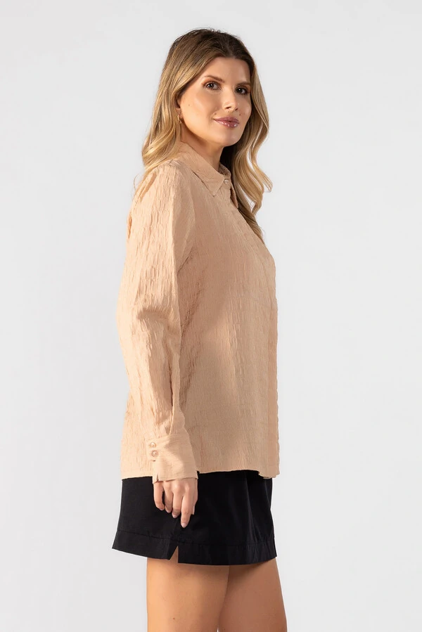 Camisa manga longa com vista dupla