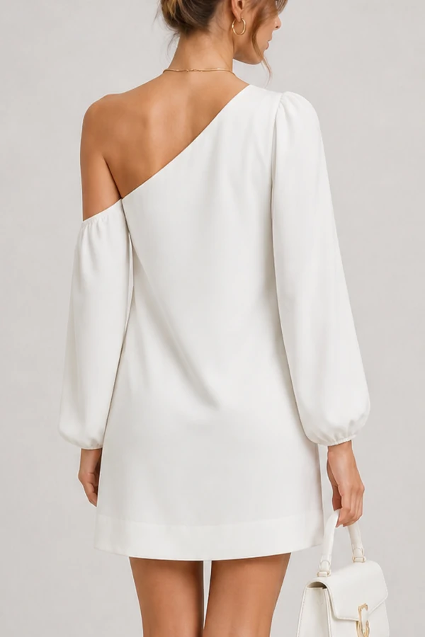 Vestido curto em alfaiataria