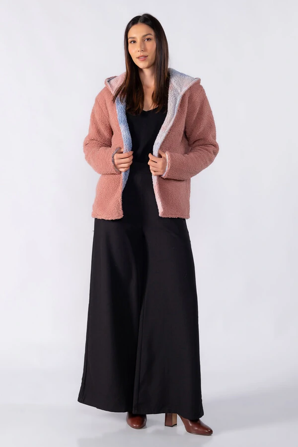 Casaco dupla face tie dye