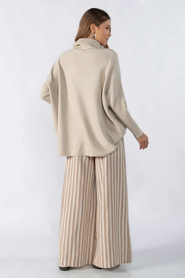 Blusa ampla gola solta
