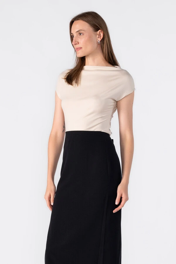 Blusa basica manga morcego