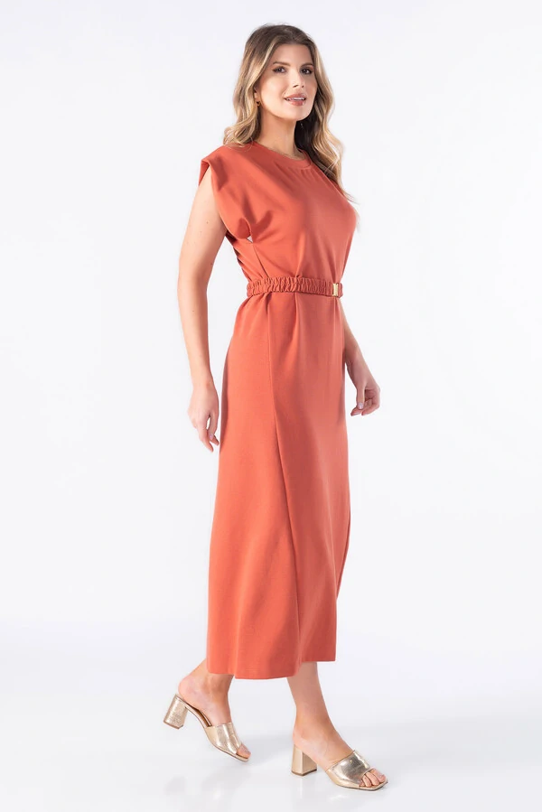 Vestido muscle tee moleton