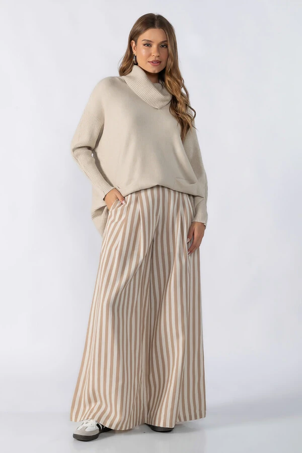 Blusa ampla gola solta