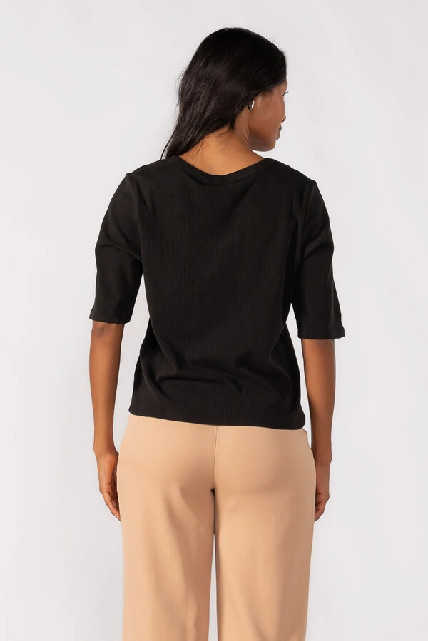 Blusa oversized manga 3/4