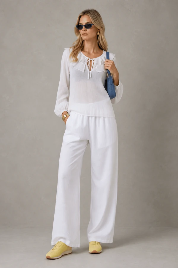 Conjunto Calça e Blusa com badado