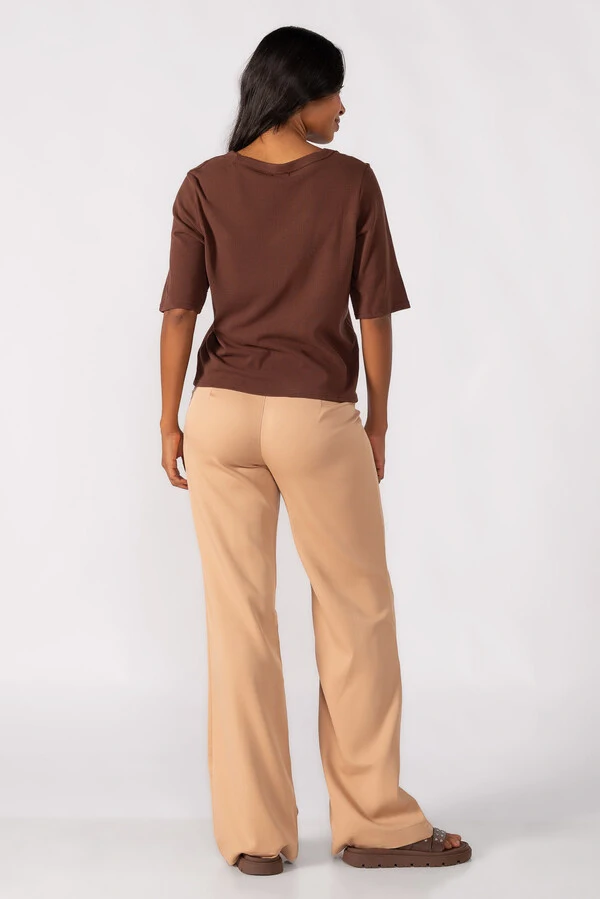 Blusa oversized manga 3/4