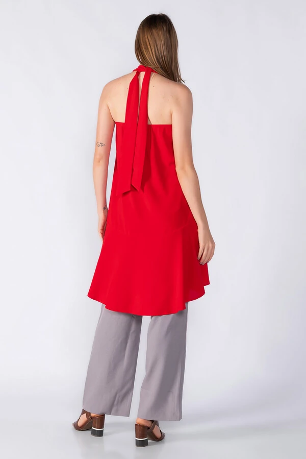 Blusa mullet com amarração