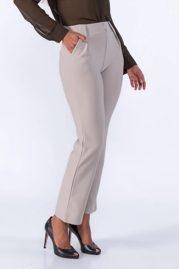 Calça Pregas Cos