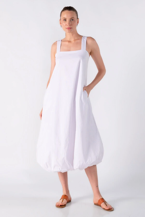 Vestido midi balone