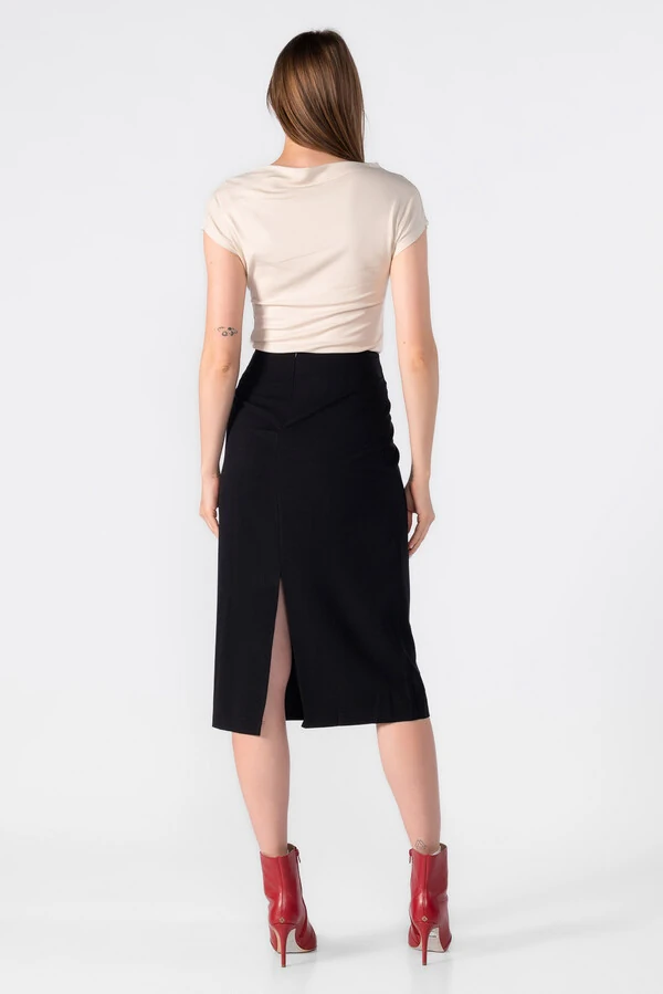 Blusa basica manga morcego