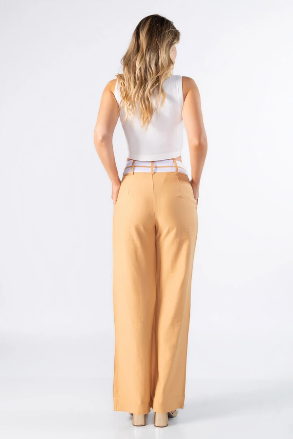 Calca pantalona cos duplo